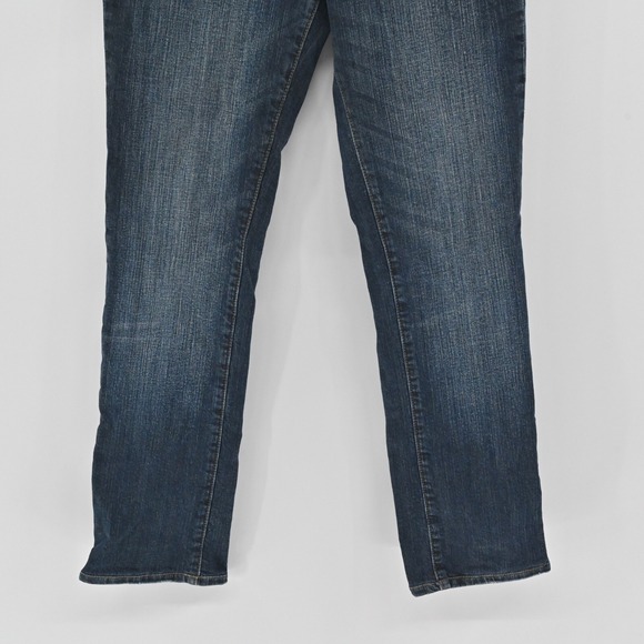 Vtg Y2k VGS Womens Jeans Size 8 Dark Wash Mid‎ Rise Slim Straight Leg Stretch - Picture 11 of 13